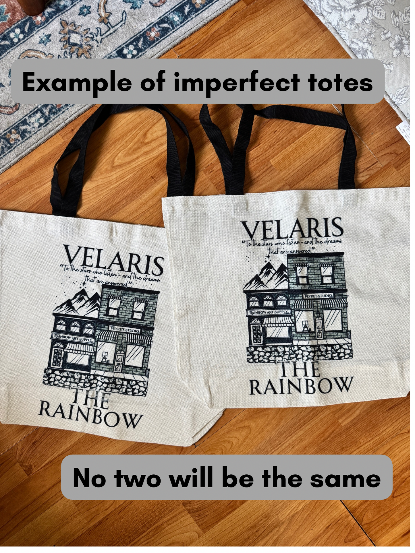IMPERFECT Crewneck, Tote, Sweatshirt & TSHIRT Listing - FINAL SALE