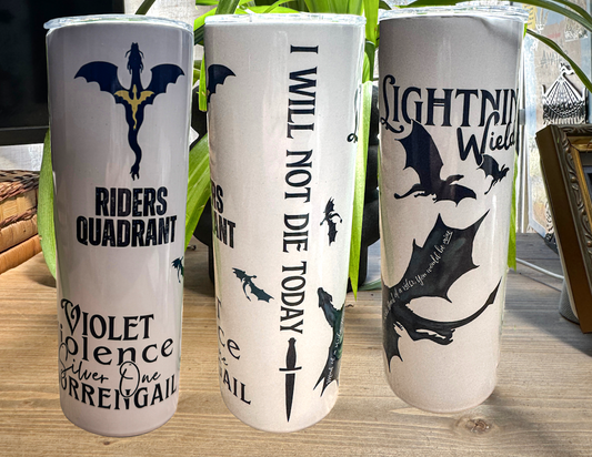 Officially Licensed Rebecca Yarros FOURTH WING V2 20oz Skinny Tumbler