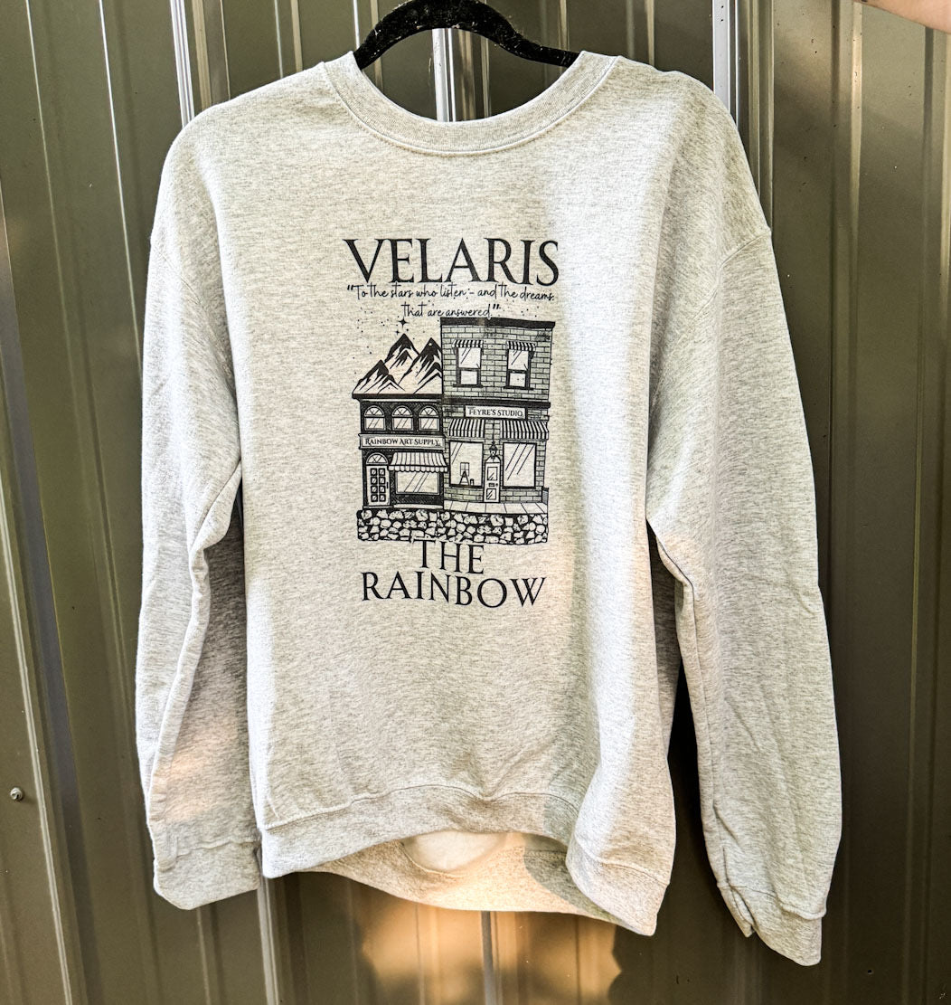 Officially Licensed SJM Velaris "The Rainbow" Destination Crewneck Sweatshirt