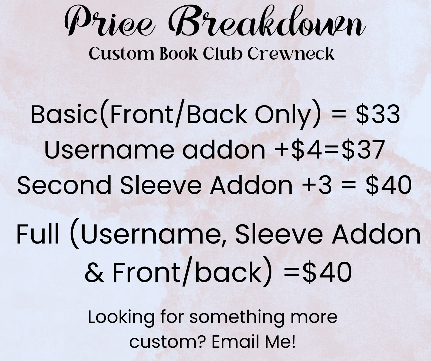 Custom Bookclub Crewneck Sweatshirt Spooky