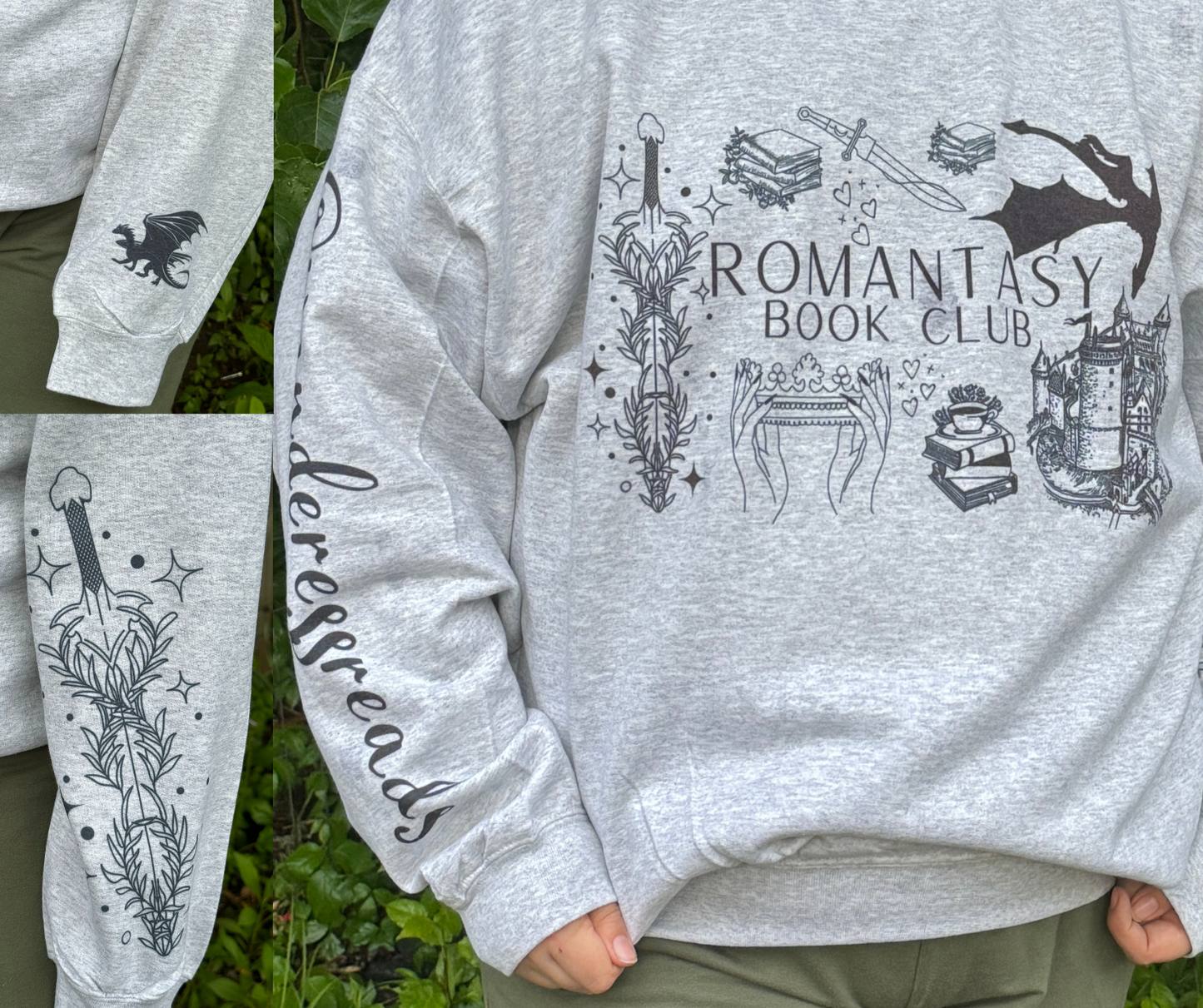 Custom Bookclub Crewneck Sweatshirt Romantasy