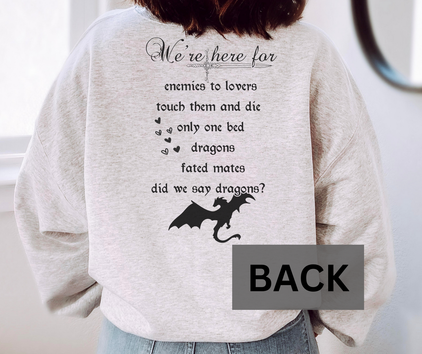 Custom Bookclub Crewneck Sweatshirt Romantasy