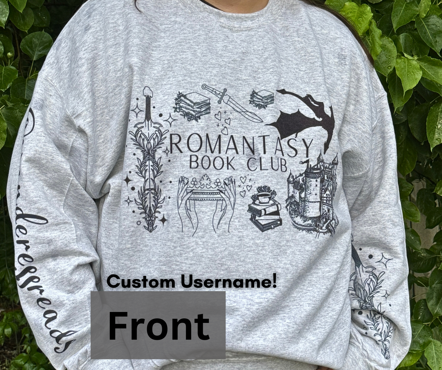 Custom Bookclub Crewneck Sweatshirt Romantasy