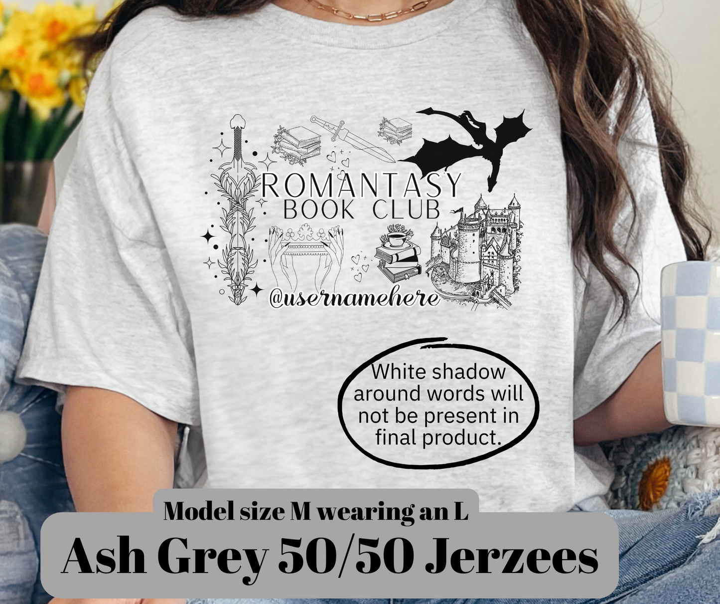 Romantasy Book Club T-shirt - NO USERNAME