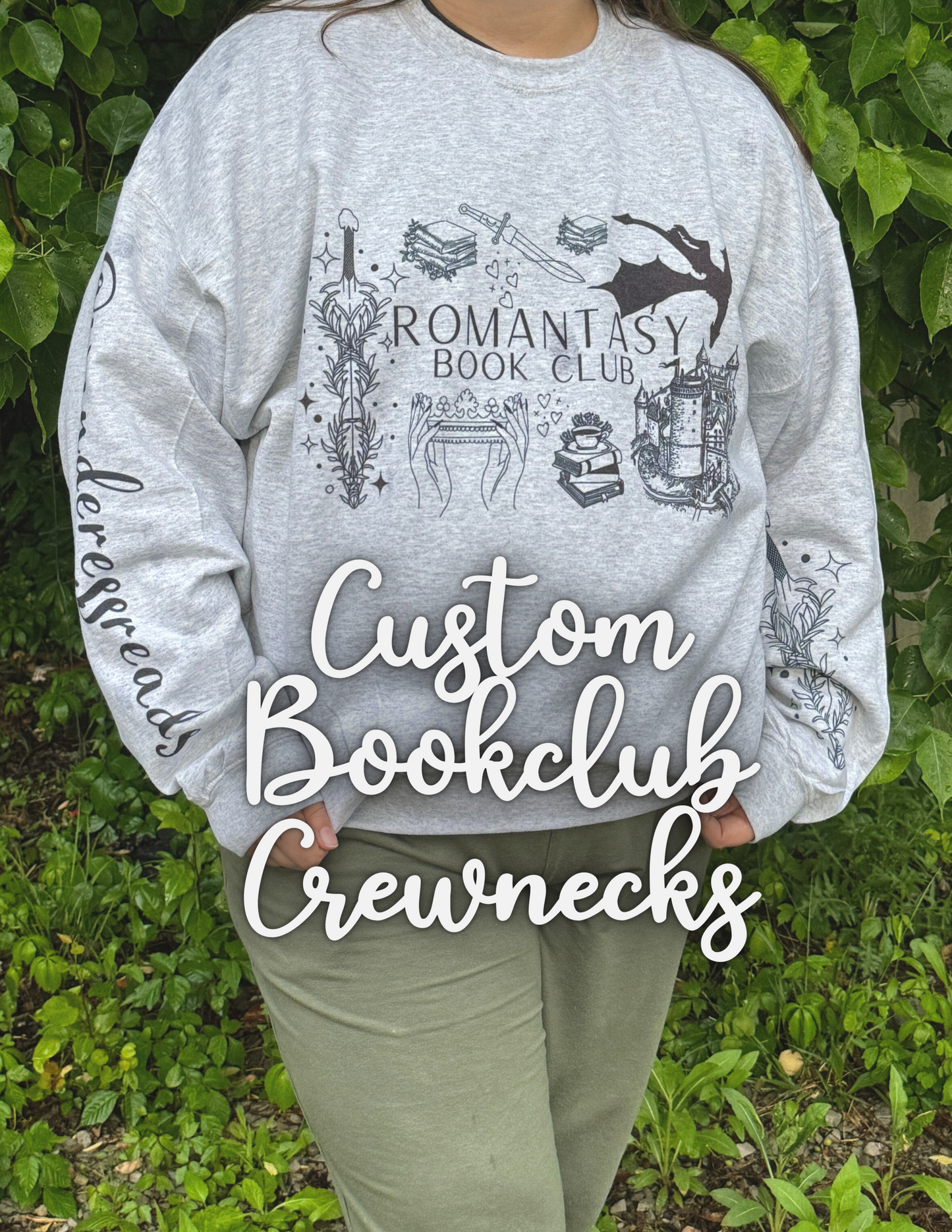 Custom Bookclub Crewneck Sweatshirt Romantasy