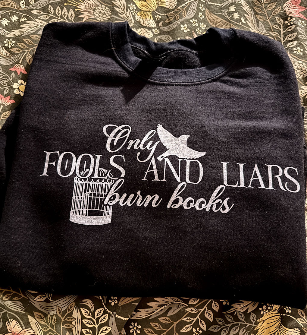 SHIELD OF SPARROWS "Fools and Liars" Destination Crewneck in Midnight - Officially Licensed