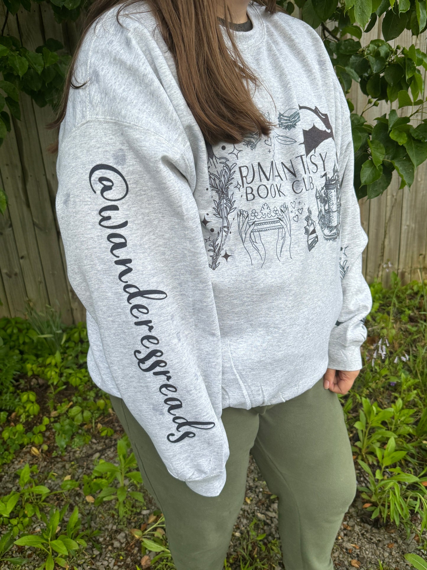 Custom Bookclub Crewneck Sweatshirt Spooky