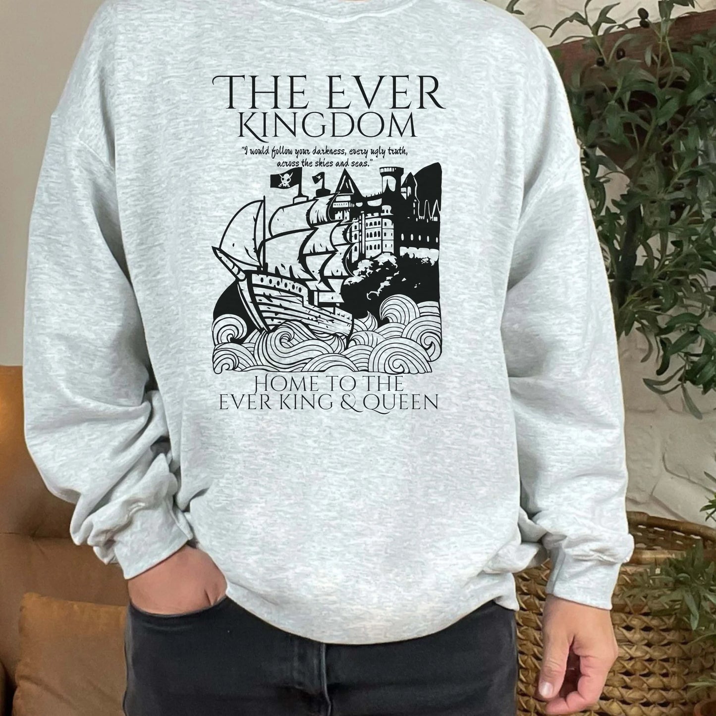 Official LJ Andrews The Ever Seas Series - Ever Kingdom Crewneck Sweatshirt