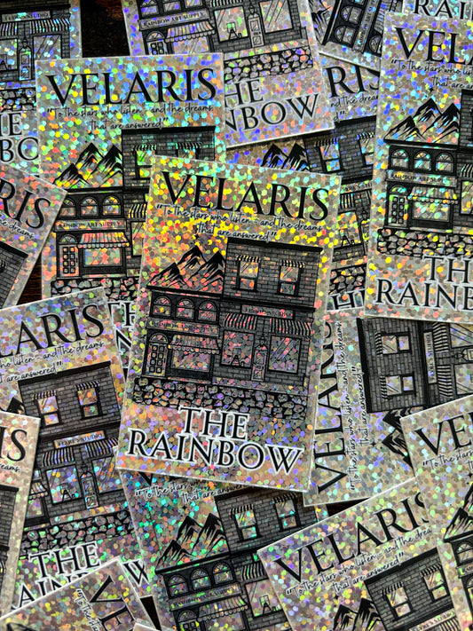 Officially Licensed SJM Velaris Holographic Glitter sticker