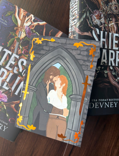 Art Print + Stickers Bundle - Devney Perry Shield of Sparrows Offically Licensed