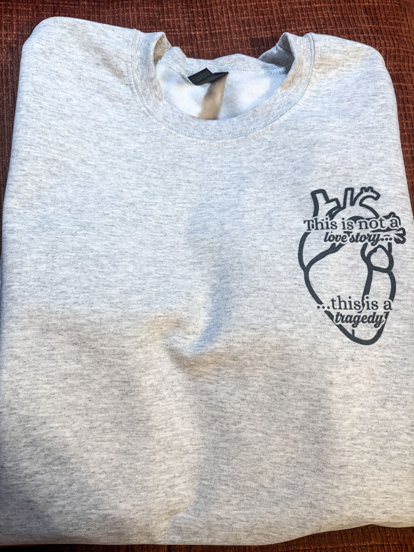 Deidra Duncan "Until I Die" Officially Licensed Crewneck Sweatshirt - Ash Grey