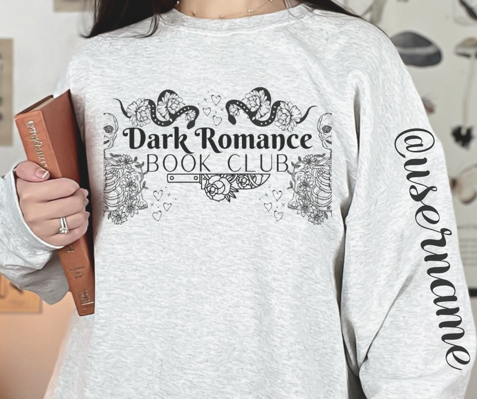 Custom Bookclub Crewneck Sweatshirt Dark Romance