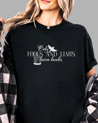 SHIELD OF SPARROWS "Fools and Liars" T-Shirt on Midnight - Officially Licensed