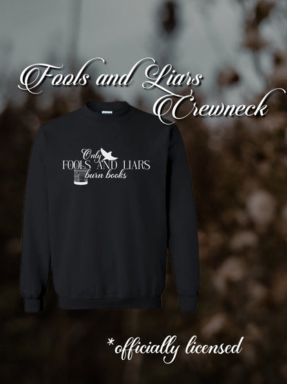 SHIELD OF SPARROWS "Fools and Liars" Destination Crewneck in Midnight - Officially Licensed