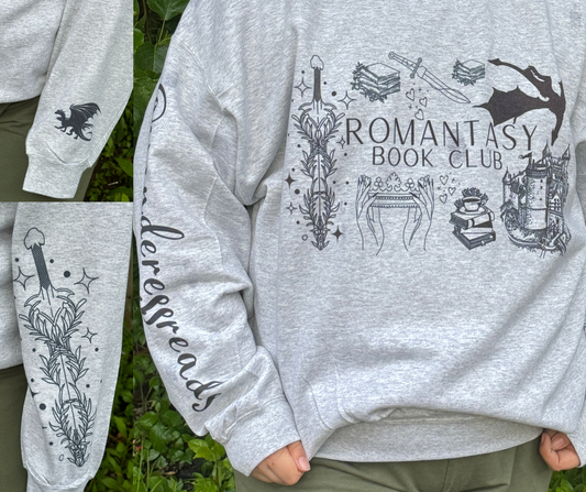 Custom Bookclub Crewneck Sweatshirt Romantasy - PREORDER