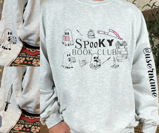 Custom Bookclub Crewneck Sweatshirt Spooky - PREORDER