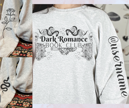 Custom Bookclub Crewneck Sweatshirt Dark Romance