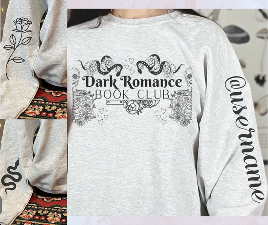Custom Bookclub Crewneck Sweatshirt Dark Romance - PREORDER