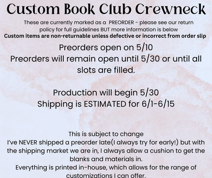 Spooky Book Club  T-shirt - NO USERNAME