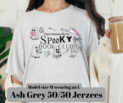 Spooky Book Club  T-shirt - NO USERNAME