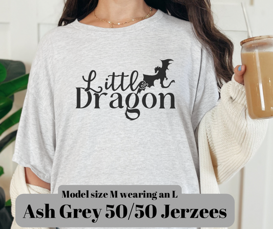 Officially Licensed Tati Alvarez Little Dragon Tee in Ash