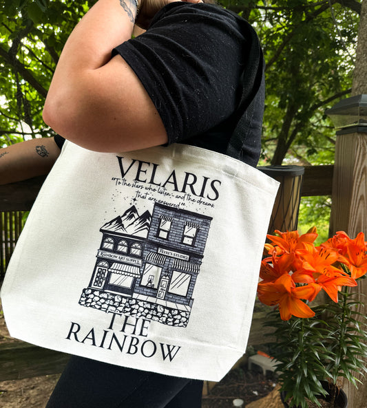 LUXE Market Tote-OFFICALLY LICENSED SJM "The Rainbow" Destination Collection