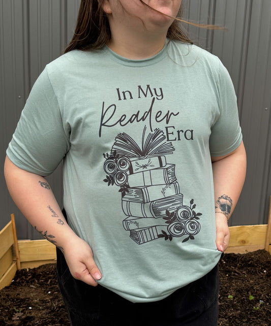 In My Reader Era Tee - Light Sage