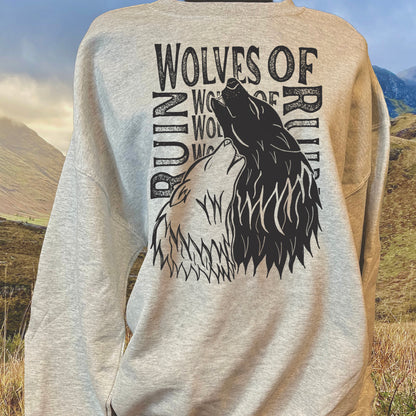 WOLVES OF RUIN sweatshirt on ash - Officially Licensed Sable Sorensen