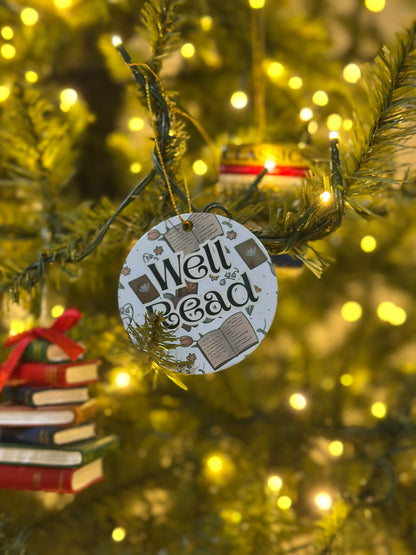 Black Friday Exclusive Well Read Ornament