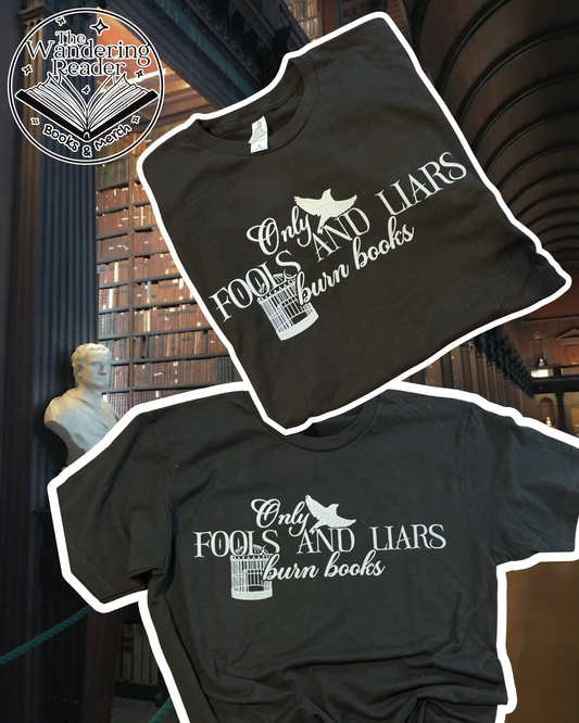 SHIELD OF SPARROWS "Fools and Liars" T-Shirt on Midnight - Officially Licensed