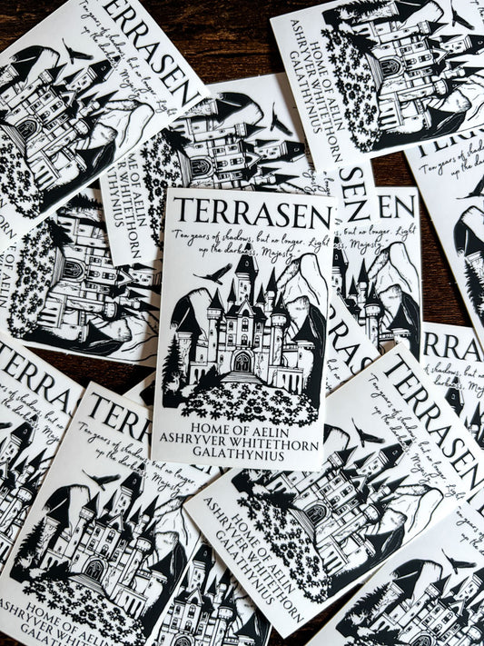 Officially Licensed SJM Terresan sticker 1.7x2.7