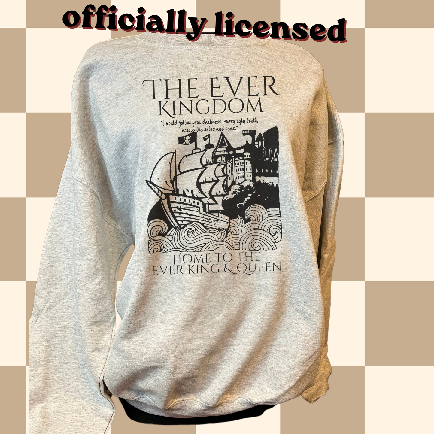 Official LJ Andrews The Ever Seas Series - Ever Kingdom Crewneck Sweatshirt