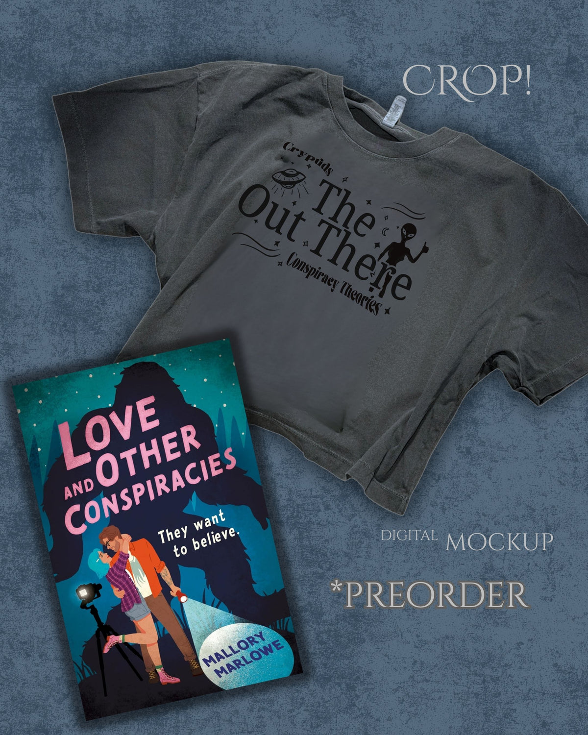 Preorder - THE OUT THERE Crop - Mallory Marlowe Offically Licensed