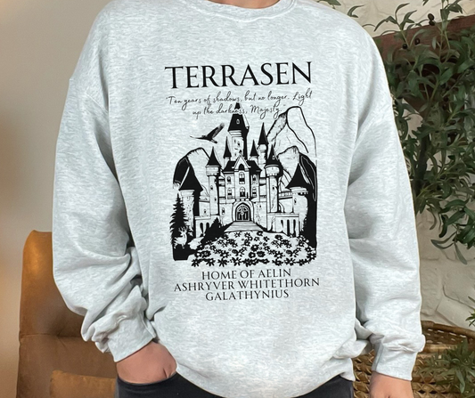 Officially Licensed SJM Terrasen Destination Crewneck Sweatshirt