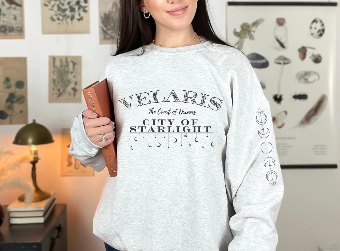 Officially Licensed SJM Velaris ACOTAR Crewneck Sweatshirt