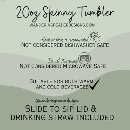 Officially Licensed Rebecca Yarros FOURTH WING V2 20oz Skinny Tumbler