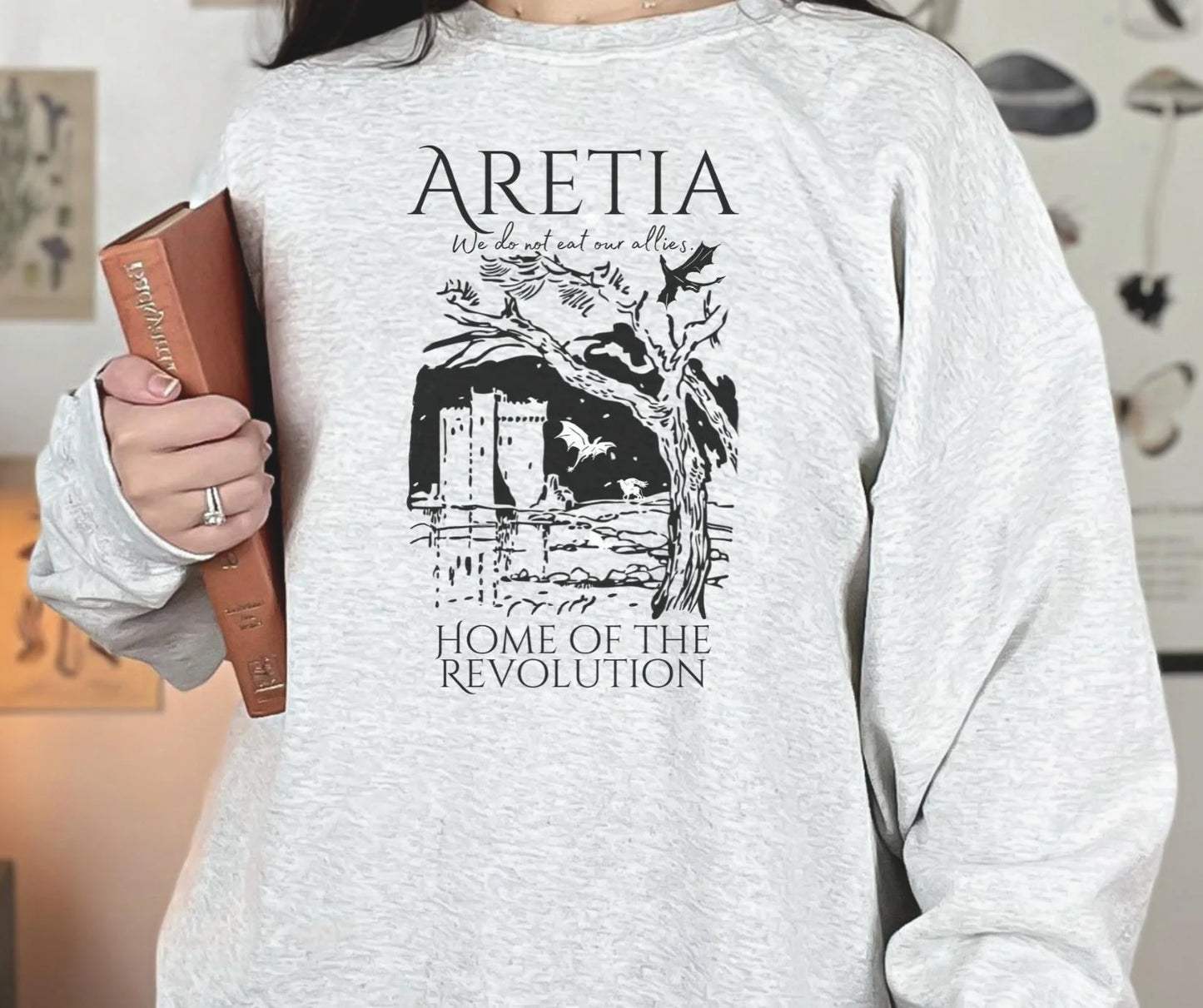 Officially Licensed FOURTH WING Aretia Crewneck - Destination Collection