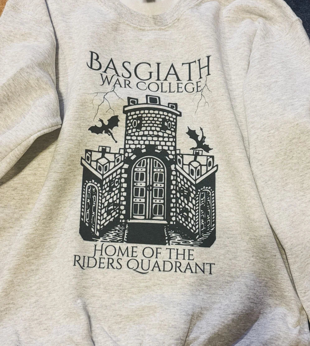 Officially Licensed FOURTH WING Basgiath Crewneck - Destination Collection