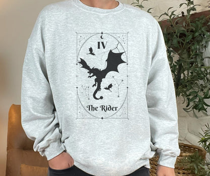 Officially Licensed FOURTH WING The Rider Tarot Crewneck